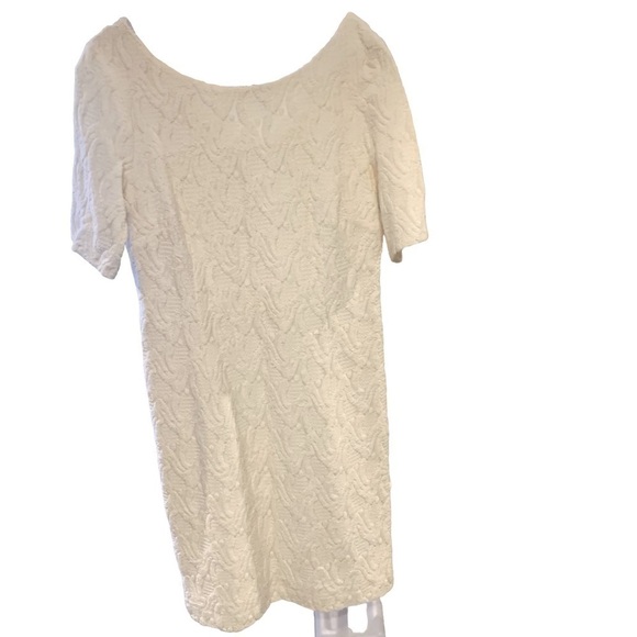 Ann Taylor Cream Lace Midi Dress - Picture 7 of 11